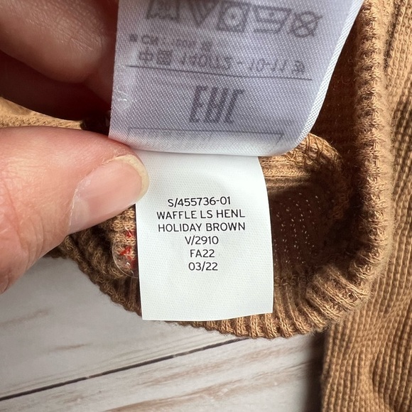 GAP Brown Long Sleeve Fitted Blouse NWT Girls Size 10 - Picture 6 of 6